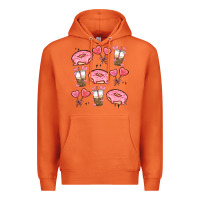 Carrot valentines day doodles Premium Hoodie - MaliasSmallBusiness