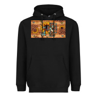 Black leopard cross butterfly sunflower Heavyweight Hoodie - JahusDesignShop