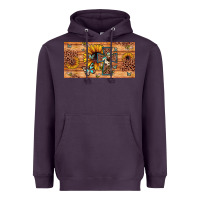 Plum leopard cross butterfly sunflower Heavyweight Hoodie - JahusDesignShop