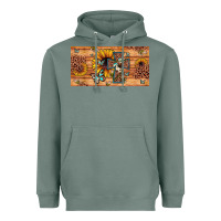 Sage leopard cross butterfly sunflower Heavyweight Hoodie - JahusDesignShop