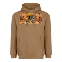 Toasted Coconut leopard cross butterfly sunflower Heavyweight Hoodie - JahusDesignShop