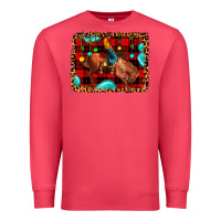 Cardinal Christmas rodeo cowboy Premium Sweatshirt - JahusDesignShop