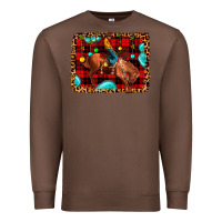 Chestnut Christmas rodeo cowboy Premium Sweatshirt - JahusDesignShop