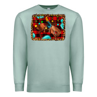 Seafoam Christmas rodeo cowboy Premium Sweatshirt - JahusDesignShop