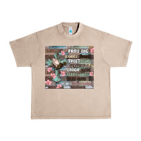 French Oak pray big worry small trust god Urban Heavy Tee - MaliasSmallBusiness