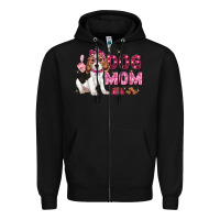 Black dog mom Zipper Hoodie - Zillion Design Studio