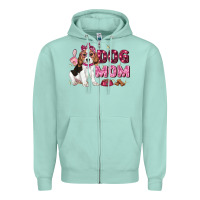 Seafoam dog mom Zipper Hoodie - Zillion Design Studio