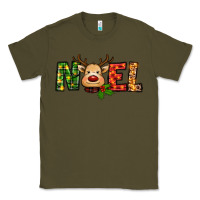 Army Green reindeer noel christmas Classic Tee - RanaPortraitStore