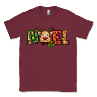 Burgundy reindeer noel christmas Classic Tee - RanaPortraitStore