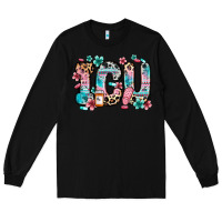 Black icu intensive care unit Long Sleeve Tee - Zillion Design Studio