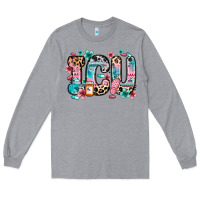 Heather Grey icu intensive care unit Long Sleeve Tee - Zillion Design Studio