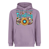 Lavender i'm just out here trusting god Heavyweight Hoodie - JahusDesignShop
