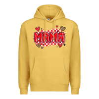 Antique Gold valentine mama Premium Hoodie - MaliasSmallBusiness