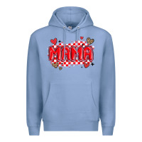 Colony Blue valentine mama Premium Hoodie - MaliasSmallBusiness