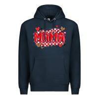 Navy valentine mama Premium Hoodie - MaliasSmallBusiness