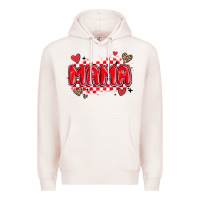 Pale Pink valentine mama Premium Hoodie - MaliasSmallBusiness