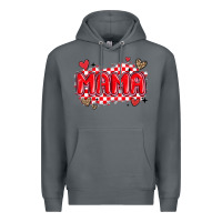 Rock valentine mama Premium Hoodie - MaliasSmallBusiness