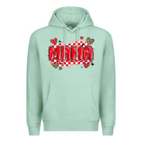 Seafoam valentine mama Premium Hoodie - MaliasSmallBusiness