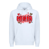 White valentine mama Premium Hoodie - MaliasSmallBusiness
