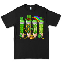 Black st. patrick's day teacher pencils Premium Tee - Artiststas