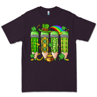 Plum st. patrick's day teacher pencils Premium Tee - Artiststas