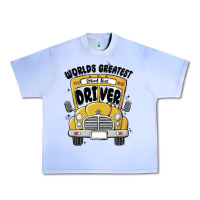 Grape Ice worlds greatest school bus driver Urban Heavy Tee - MaliasSmallBusiness