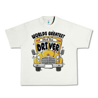 Pistachio worlds greatest school bus driver Urban Heavy Tee - MaliasSmallBusiness