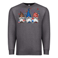 Charcoal Heather 4th of july gnomes Premium Sweatshirt - Jasminsmagicworld