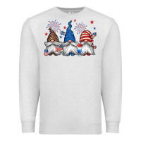 Oatmeal Heather 4th of july gnomes Premium Sweatshirt - Jasminsmagicworld