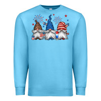 Ocean Blue 4th of july gnomes Premium Sweatshirt - Jasminsmagicworld