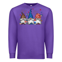 Purple 4th of july gnomes Premium Sweatshirt - Jasminsmagicworld