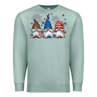Seafoam 4th of july gnomes Premium Sweatshirt - Jasminsmagicworld