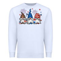 White 4th of july gnomes Premium Sweatshirt - Jasminsmagicworld