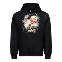 Black believe buffalo plaid white christmas santa claus Urban Hoodie - MaliasSmallBusiness