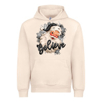 Sandshell believe buffalo plaid white christmas santa claus Urban Hoodie - MaliasSmallBusiness