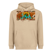 Mushroom jesus Heavyweight Hoodie - JahusDesignShop