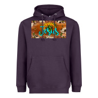 Plum jesus Heavyweight Hoodie - JahusDesignShop