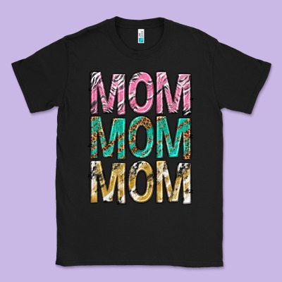 Mom Mom Mom Mothers Day Classic Tee Designed By Texasbilliewilder