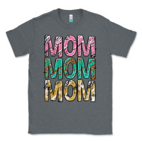 Charcoal Heather mom mom mom mothers day Classic Tee - texasbilliewilder