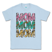 Dusty Blue mom mom mom mothers day Classic Tee - texasbilliewilder