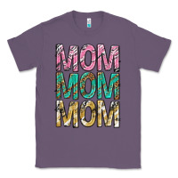 Lavender mom mom mom mothers day Classic Tee - texasbilliewilder