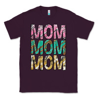 Plum mom mom mom mothers day Classic Tee - texasbilliewilder