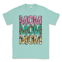 Seafoam mom mom mom mothers day Classic Tee - texasbilliewilder