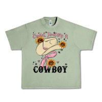 Oil Green cupid find me a cowboy Urban Heavy Tee - MaliasSmallBusiness