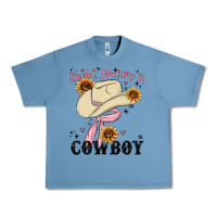 Pebble Blue cupid find me a cowboy Urban Heavy Tee - MaliasSmallBusiness