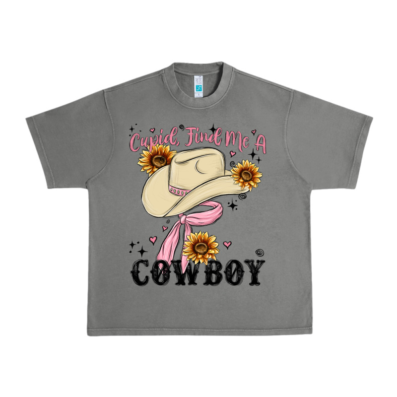 Cupid Find Me A Cowboy Urban Heavy Tee by MaliasSmallBusiness | Teevron