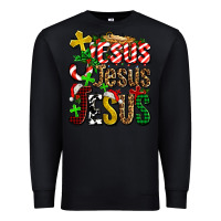 Black jesus jesus jesus Premium Sweatshirt - AdoDesignShop