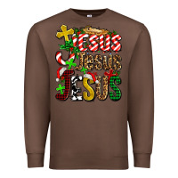 Chestnut jesus jesus jesus Premium Sweatshirt - AdoDesignShop