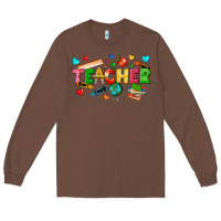 Chestnut teacher Long Sleeve Tee - texasbilliewilder