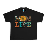 Black western cowhide leopard turquoise  leather aztec sunflower mom Urban Heavy Tee - Artiststas